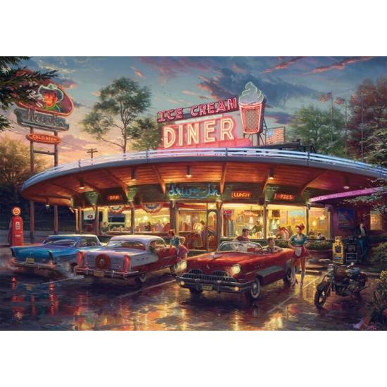 Puzzle Schmidt Restaurante Americano de 1000 Piezas