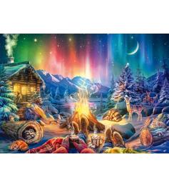 Puzzle Schmidt Romance de Fogata Bajo Las Estrellas 1000 Piezas