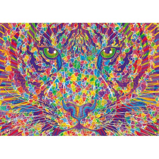 Puzzle Schmidt Salvaje de Corazón -Tigre de 2000 Piezas