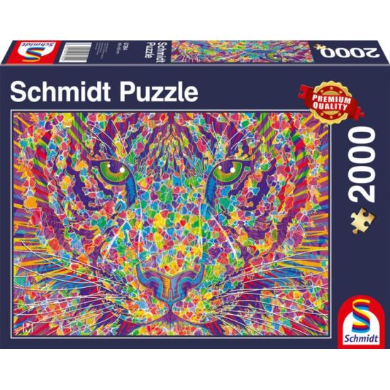 Puzzle Schmidt Salvaje de Corazón -Tigre de 2000 Piezas