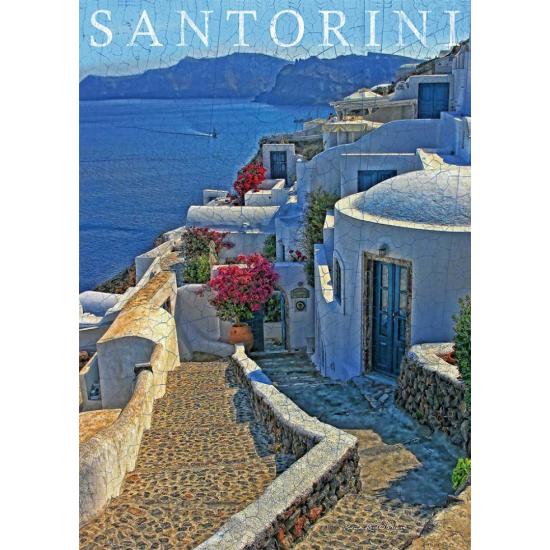 Puzzle Schmidt Santorini, Grecia de 1000 Piezas