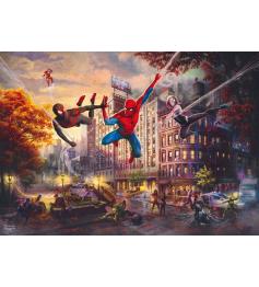 Puzzle Schmidt Spiderman y Amigos: La Alianza Definitiva 1000 Pz