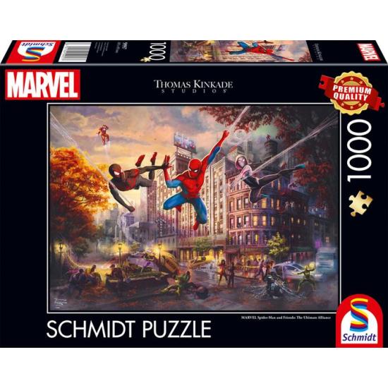 Puzzle Schmidt Spiderman y Amigos: La Alianza Definitiva 1000 Pz