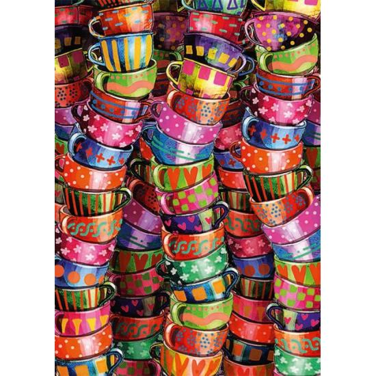Puzzle Schmidt Tazas de Colores de 500 Piezas