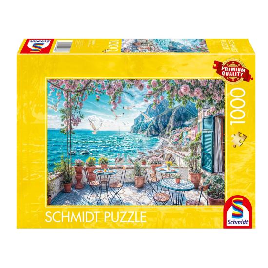 Puzzle Schmidt Terrazas en el Mar 1000 Piezas
