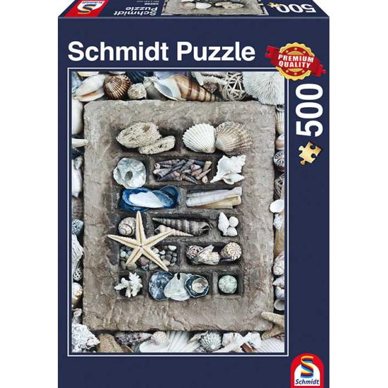Puzzle Schmidt Conchas de Mar de 500 Piezas