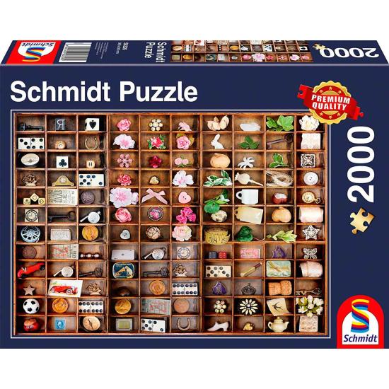 Puzzle Schmidt Tesoros en Miniatura de 2000 Piezas