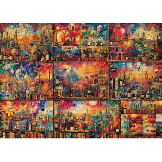 Puzzle Schmidt Tiempo Libre, Viajes Con Libros Y Vino 2000 Pzs