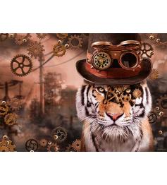 Puzzle Schmidt Tigre Steampunk de 1000 Piezas