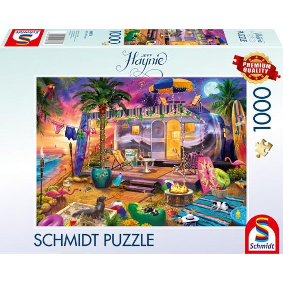 Puzzle Schmidt Una Casa Móvil En La Playa 1000 Pzs