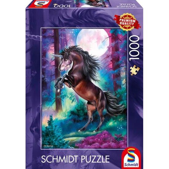 Puzzle Schmidt Unicornio En Luna Llena de 1000 Pzs