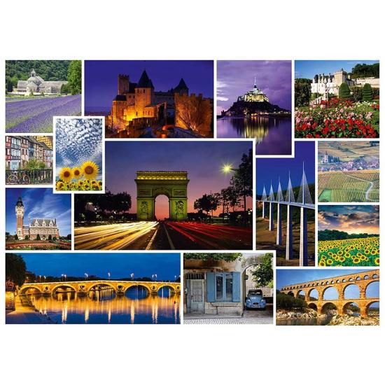 Puzzle Schmidt Vacaciones en Francia de 1000 Piezas