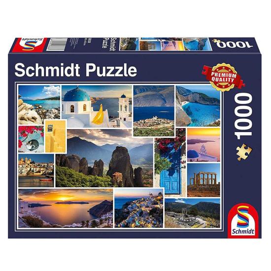 Puzzle Schmidt Vacaciones en Grecia de 1000 Piezas