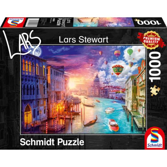 Puzzle Schmidt Venecia, Día y Noche de 1000 Piezas Puzzle Schmidt Venecia, Día y Noche de 1000 Piezas