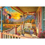 Puzzle Schmidt Veranda De Montaña de 1000 Piezas