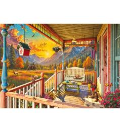 Puzzle Schmidt Veranda De Montaña de 1000 Piezas