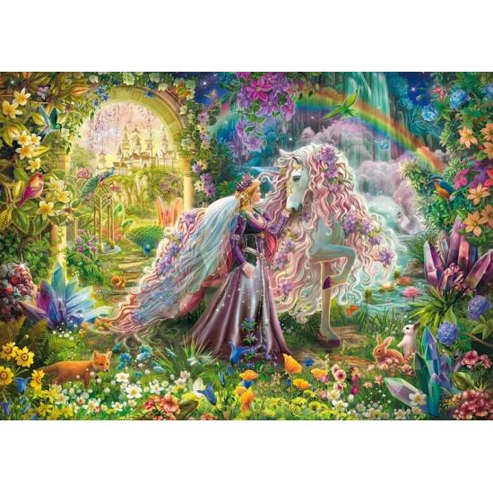 Puzzle Schmidt Viaje de Ensueño con Unicornio de 500 Piezas