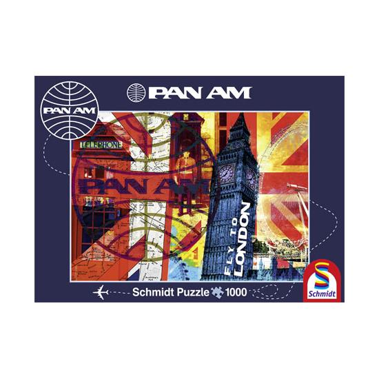 Puzzle Schmidt Vuelo a Londres de 1000 Piezas