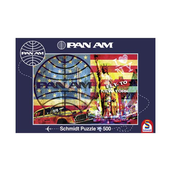 Puzzle Schmidt Vuelo a Nueva York de 500 Piezas