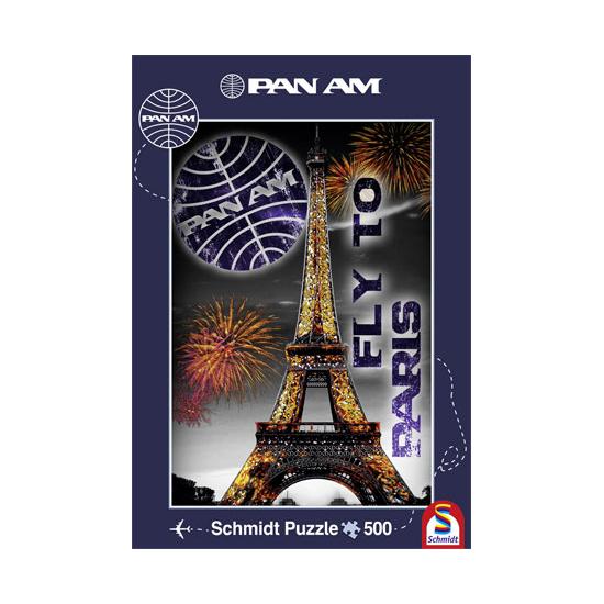 Puzzle Schmidt Vuelo a Paris de 500 Piezas