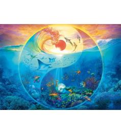 Puzzle Schmidt Yin-Yang Reino Animales Marinos de 1000 Pzs