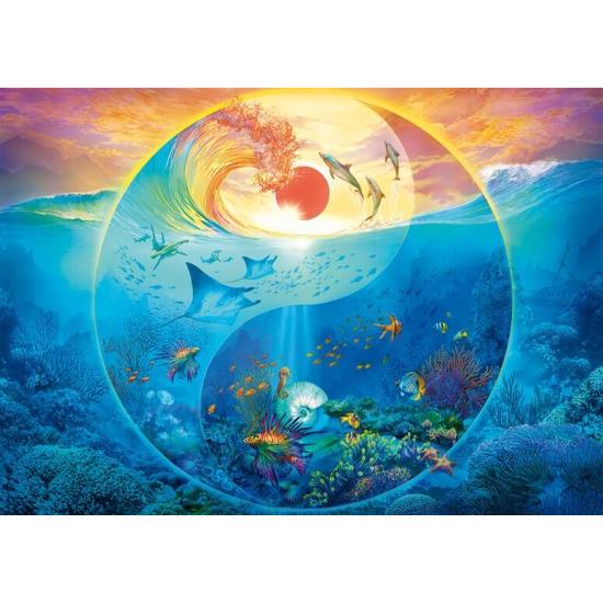 Puzzle Schmidt Yin-Yang Reino Animales Marinos de 1000 Pzs