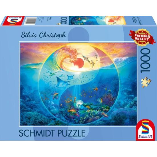 Puzzle Schmidt Yin-Yang Reino Animales Marinos de 1000 Pzs