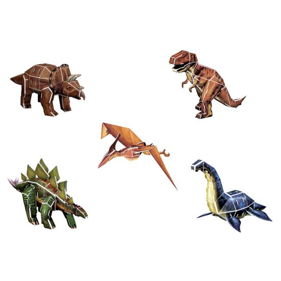 Puzzle Scholas Dinosaurios 3D 120 Piezas