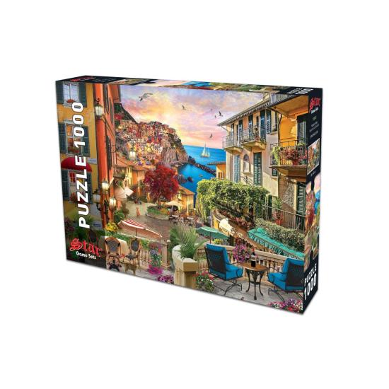 Puzzle Star Atardecer en Italia de 1000 Piezas