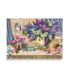 Puzzle Star Jarrón de Lilas de 1000 Piezas