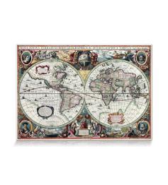 Puzzle Star Mapa Antiguo de 1000 Piezas