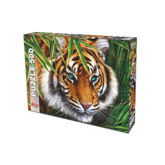 Puzzle Star Mirada de Tigre de 500 Piezas Puzzle Star Mirada de Tigre de 500 Piezas
