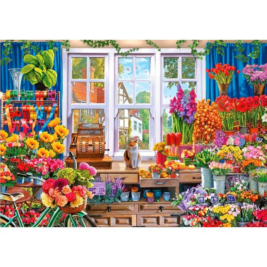 Puzzle Star Tienda de Flores de 1500 Piezas