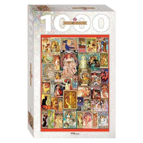 Puzzle Step Puzzle Art Nouveau de 1000 Piezas