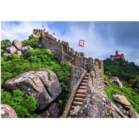 Puzzle Step Puzzle Castillo de los Moros, Sintra de 4000 Piezas Puzzle Step Puzzle Castillo de los Moros, Sintra de 4000 Piezas