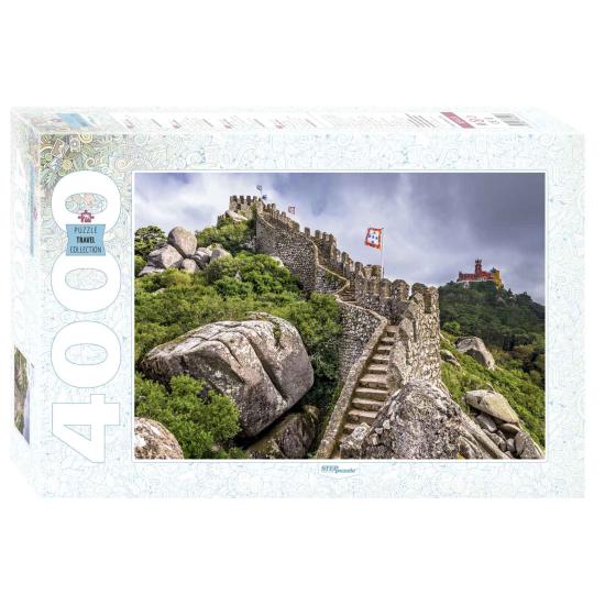 Puzzle Step Puzzle Castillo de los Moros, Sintra de 4000 Piezas Puzzle Step Puzzle Castillo de los Moros, Sintra de 4000 Piezas