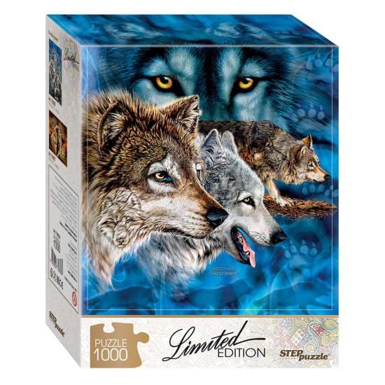 Puzzle Step Puzzle Encuentra 12 Lobos de 1000 Piezas