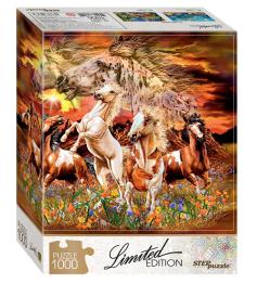 Puzzle Step Puzzle Encuentra 16 Caballos de 1000 Piezas