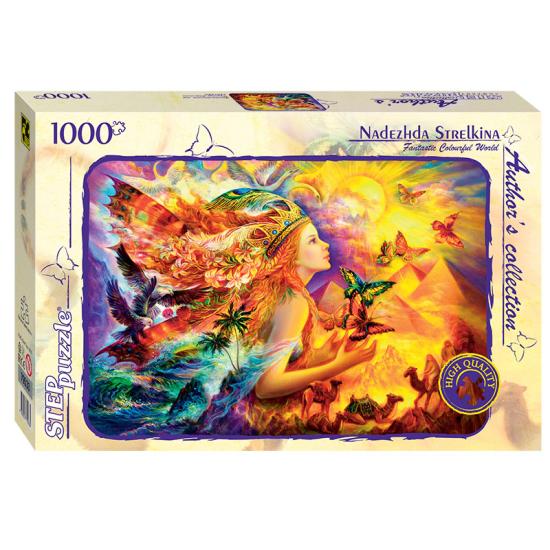 Puzzle Step Puzzle Fantástico Mundo Colorido de 1000 Piezas Puzzle Step Puzzle Fantástico Mundo Colorido de 1000 Piezas