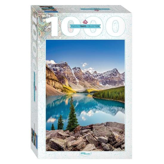Puzzle Step Puzzle Lago Moraine, Canadá de 1000 Piezas