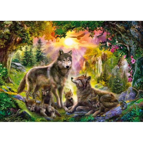 Puzzle Step Puzzle Lobos de 1500 Piezas