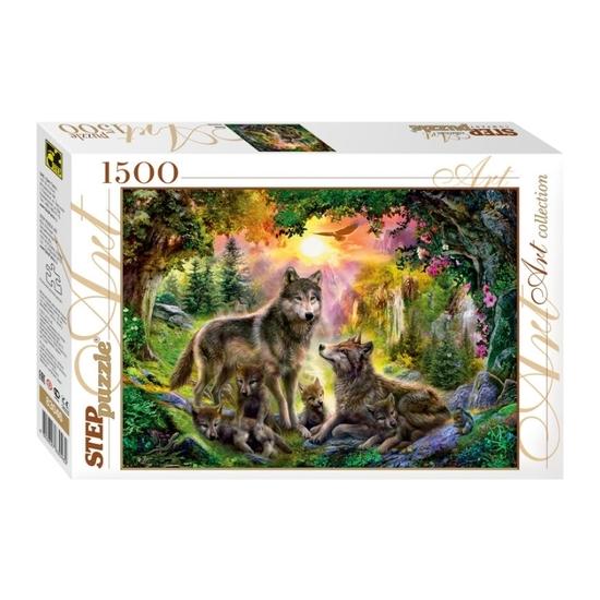 Puzzle Step Puzzle Lobos de 1500 Piezas