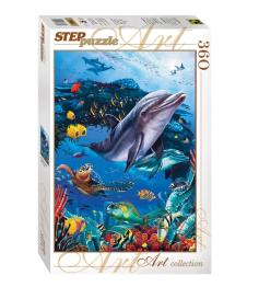 Puzzle Step Puzzle Mundo Submarino de 360 Piezas