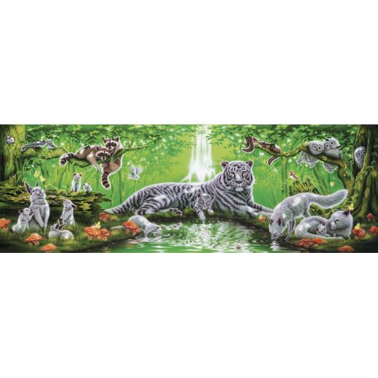 Puzzle Step Puzzle Panorama En La Cascada de 1000 Piezas Puzzle Step Puzzle Panorama En La Cascada de 1000 Piezas