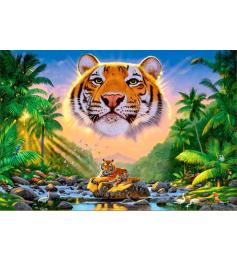 Puzzle Step Puzzle Tigre Magnífico de 6000 Piezas