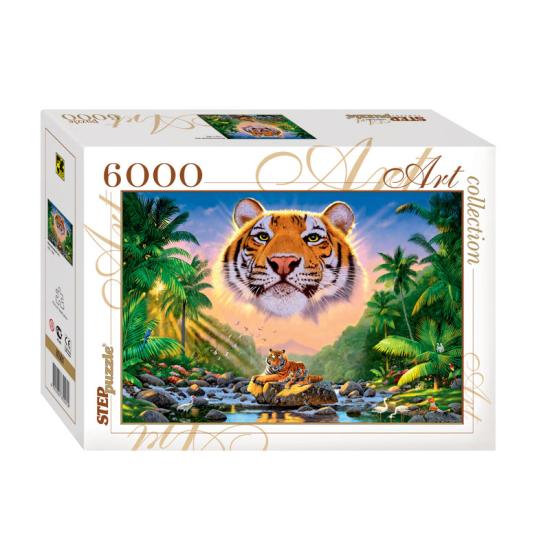 Puzzle Step Puzzle Tigre Magnífico de 6000 Piezas Puzzle Step Puzzle Tigre Magnífico de 6000 Piezas