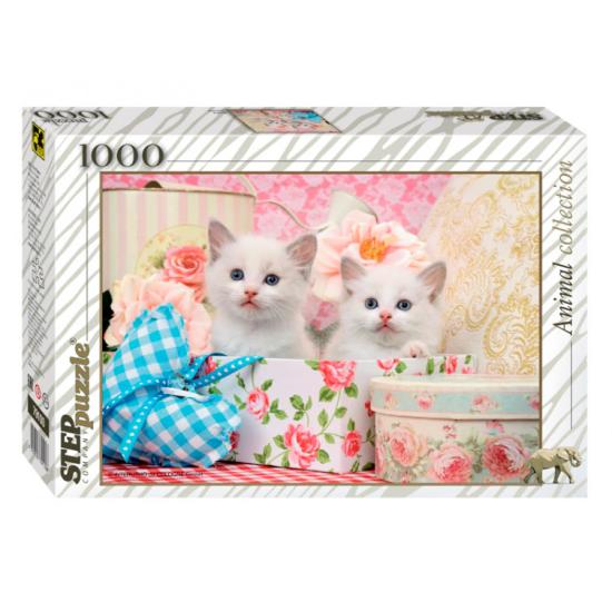 Puzzle Step Puzzle Gatitos de 1000 Piezas