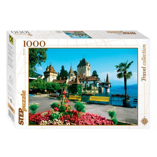Puzzle Step Puzzle Oberhofen, Suiza de 1000 Piezas