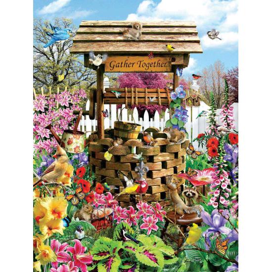 Puzzle SunsOut Animales en el Pozo de los Deseos de 1000 Piezas Puzzle SunsOut Animales en el Pozo de los Deseos de 1000 Piezas