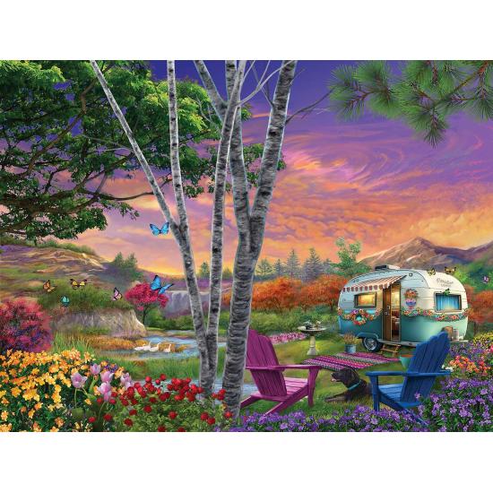 Puzzle SunsOut Aparcado en el Paraíso XXL de 500 Piezas